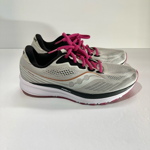 Saucony Womens Ride 14 S10650-55 Gray Running Shoes Sneakers Size 9.5 - Picture 5 of 7